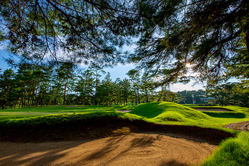 鳴尾GC13thHole