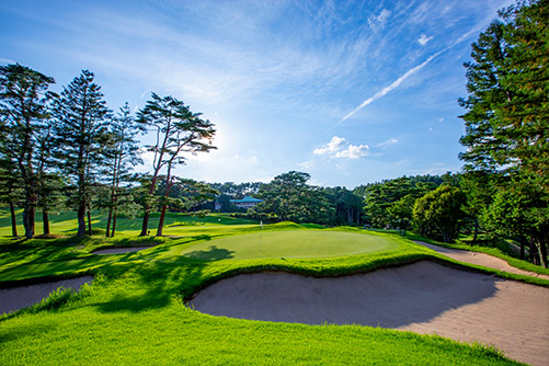 鳴尾GC13thHole